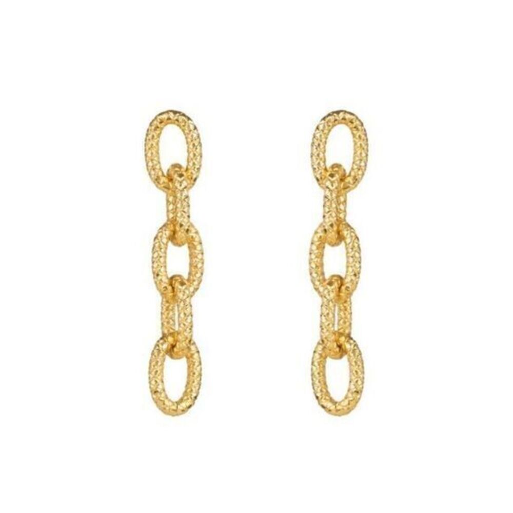 SYLVIA TOLEDANO Gold Link Drop Earrings